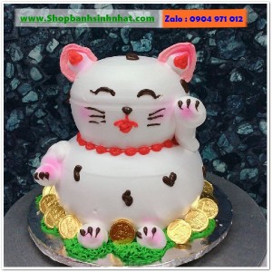 Bánh Sinh Nhật Con Mèo Tuổi Mão - A48